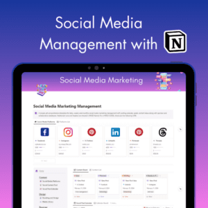 social media marketing management
