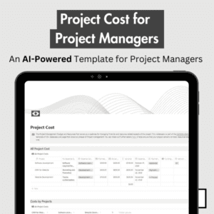 project cost notion template