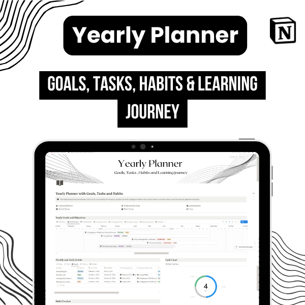 Yealth Planner notion template