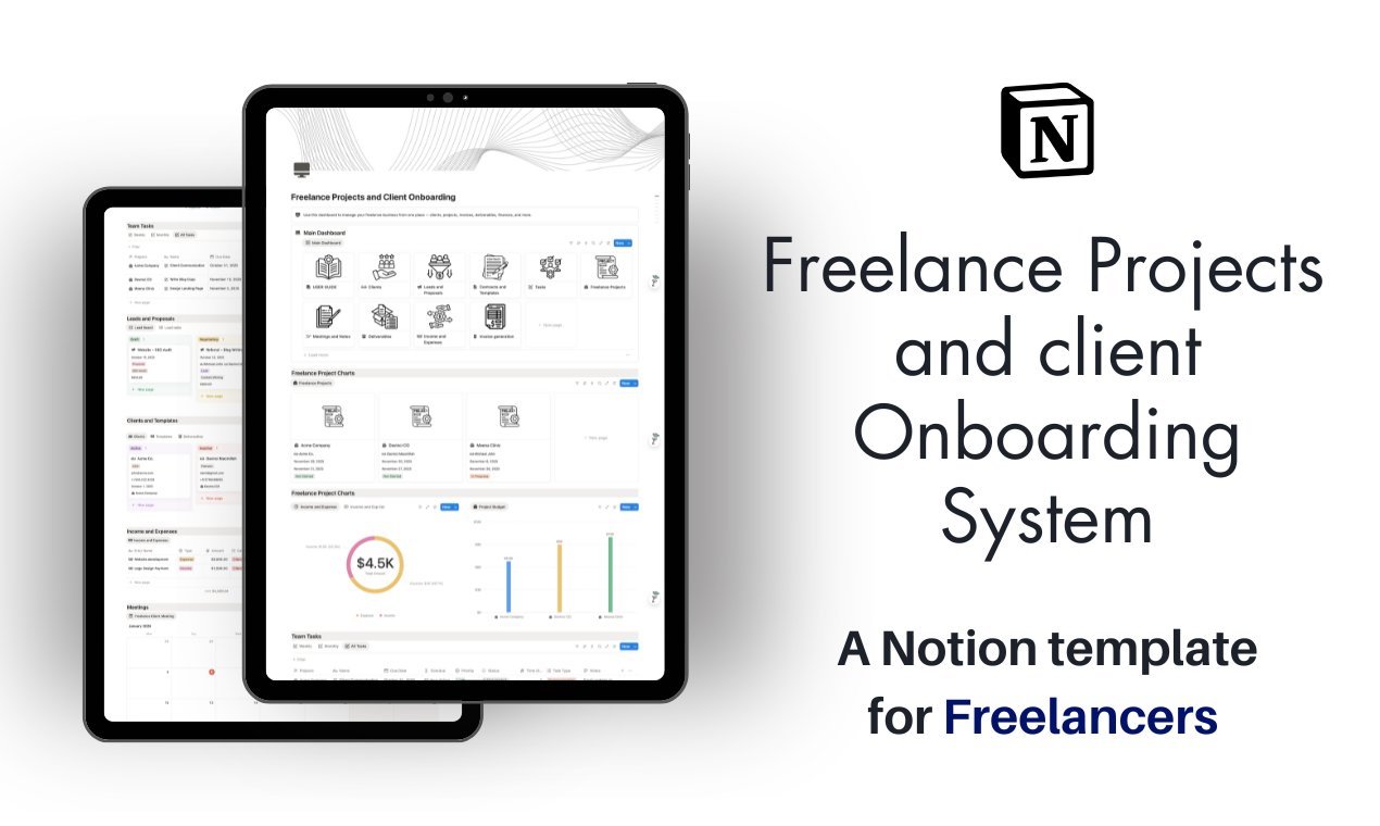 freelance projects and client onboarding
