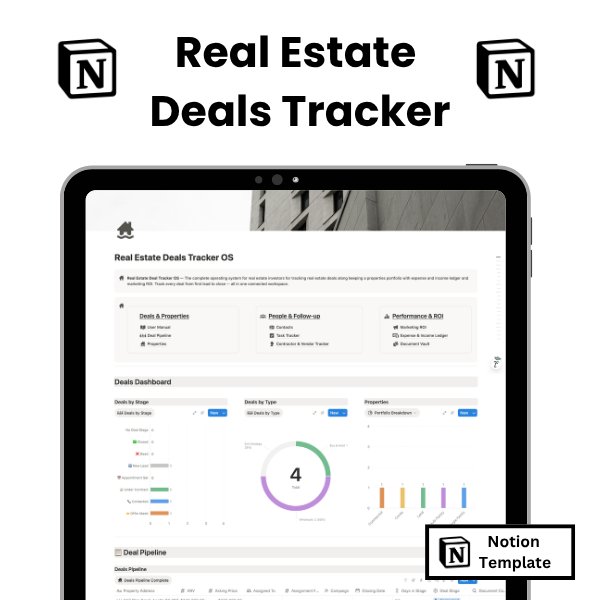 real estate deal tracker