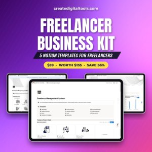 Freelancer Business Kit: 5 Notion templates for freelancers