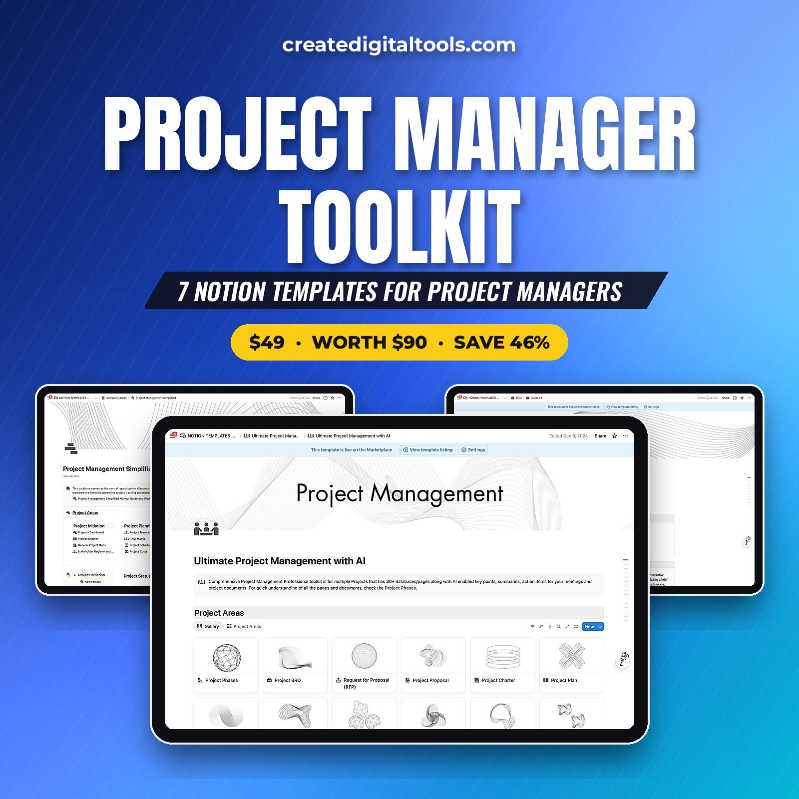 Project Manager Toolkit: 7 Notion templates for project managers