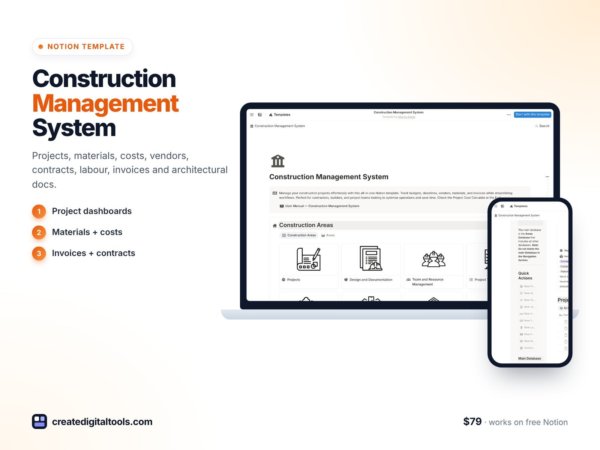Construction Management System preview