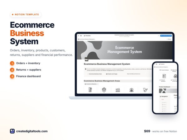 Ecommerce Business Management System preview
