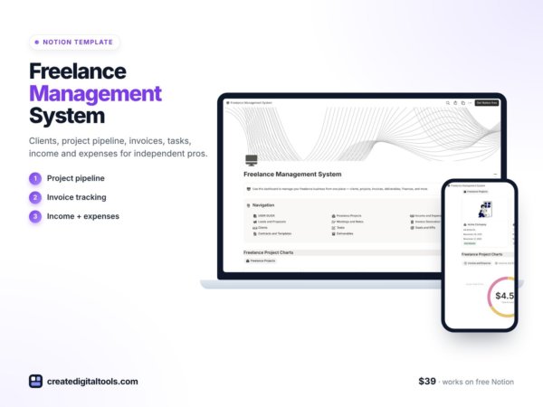 Freelance Management System preview