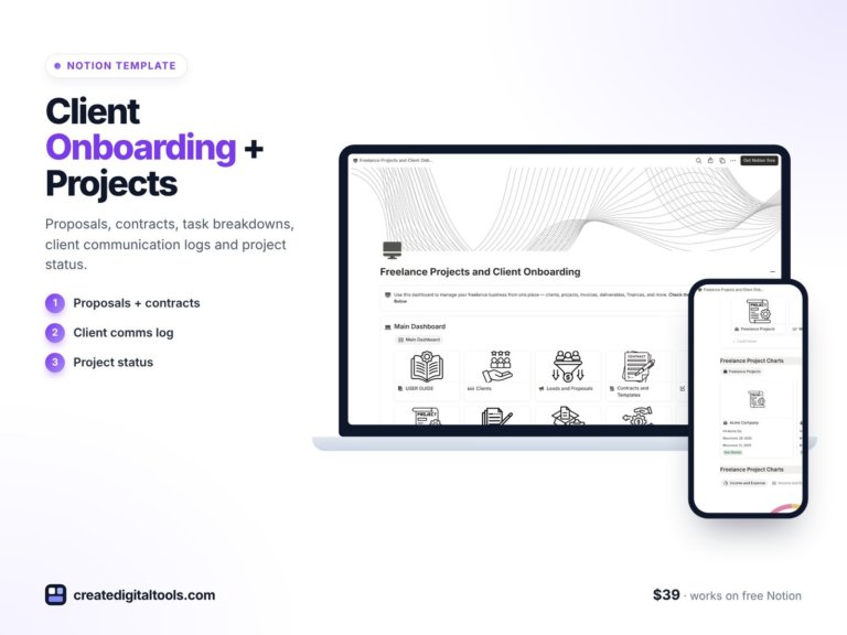 Client Onboarding Notion Template for Freelancers