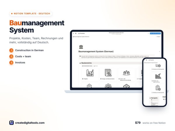 Construction Management System (German) preview
