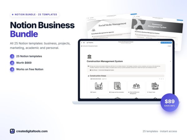 Notion Business Bundle preview
