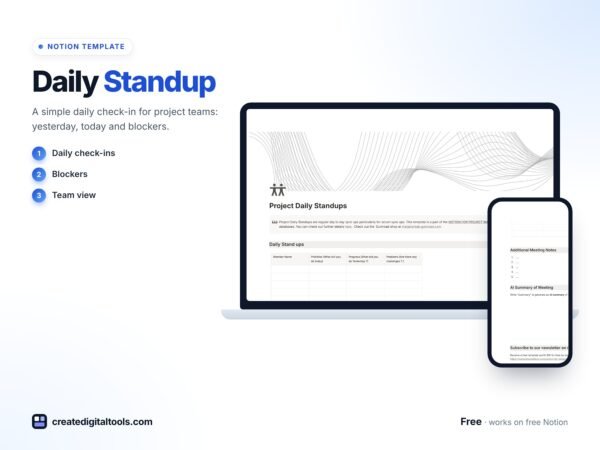 Daily Standup for Project Teams preview