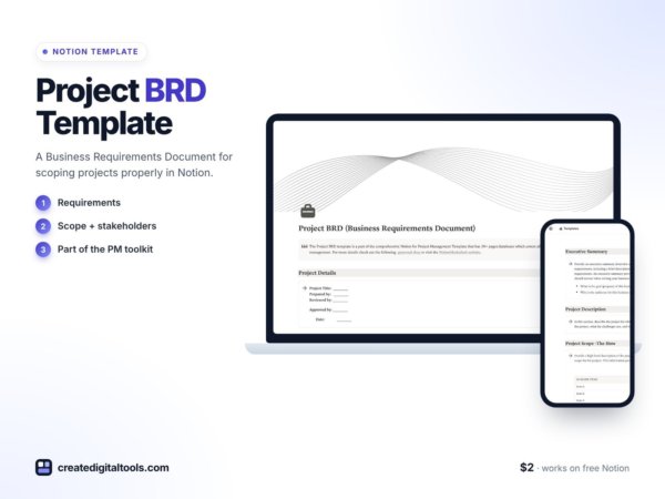 Business Requirements Documents - Project BRD Template preview