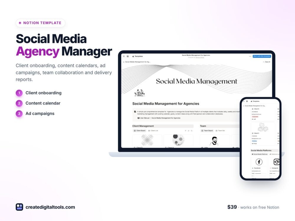 Social Media Management for Agencies preview