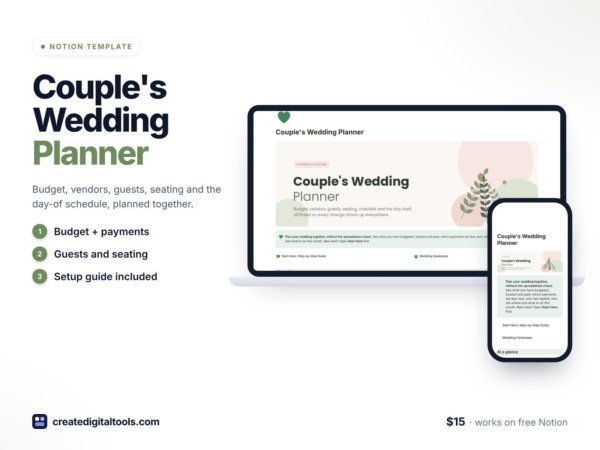 Couple's Wedding Planner