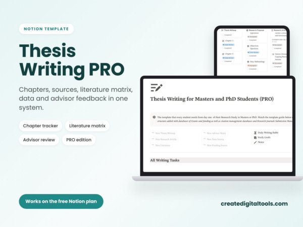 Thesis Writing PRO for Masters and PhD Students