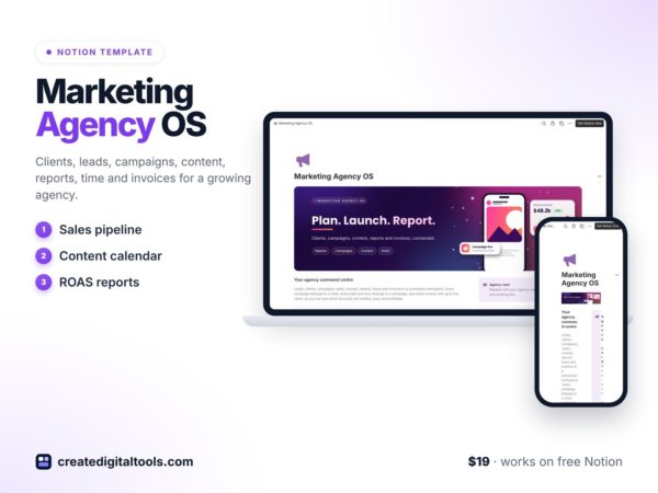 Marketing Agency OS Notion template