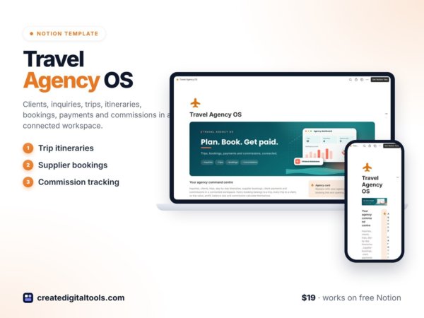 Travel Agency OS Notion template