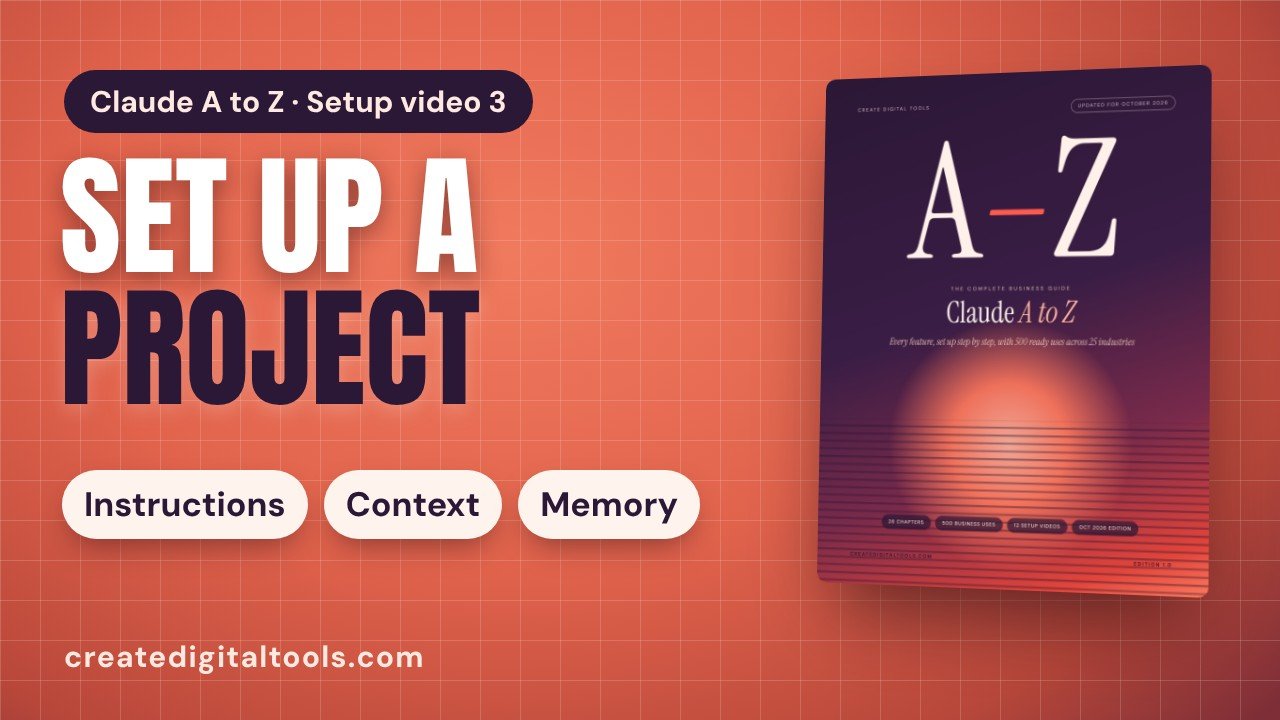 Setup video 3: Set up a Project for your business