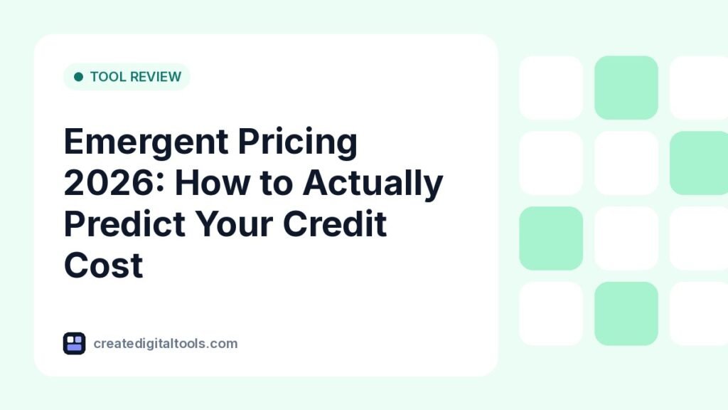 Emergent Pricing 2026: How to Actually Predict Your Credit Cost