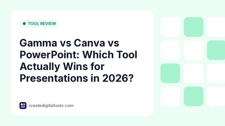 Gamma vs Canva vs PowerPoint: Which Tool Actually Wins for Presentations in 2026?