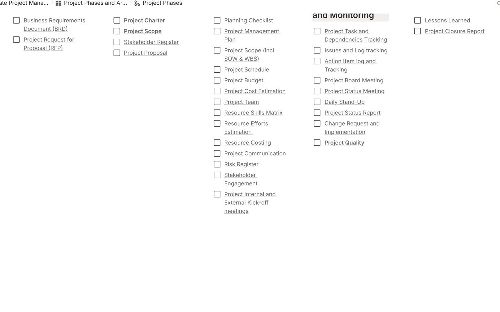 Project Management with AI: Project phases