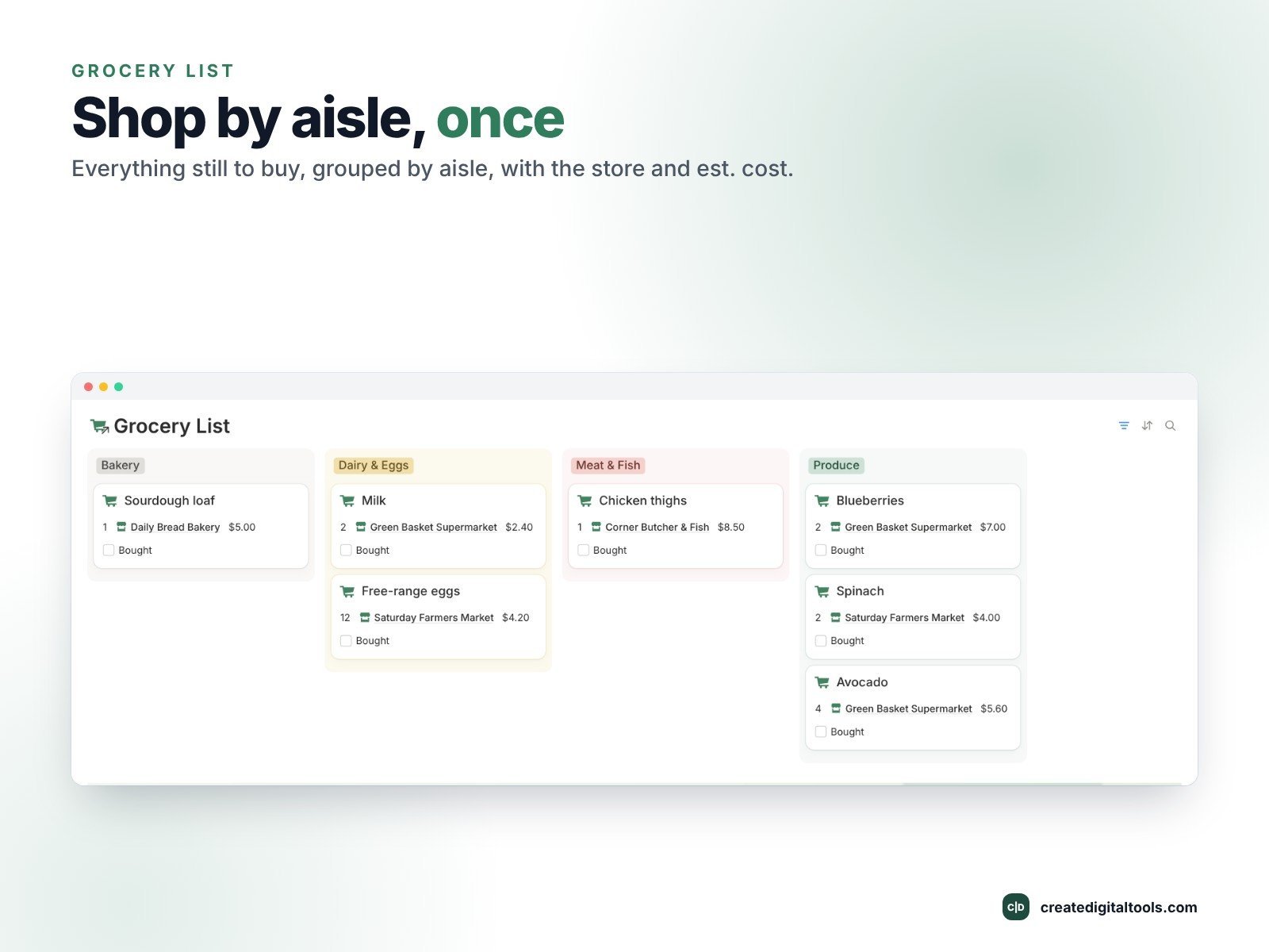 Meal Planner & Recipe Hub | Notion Template - Image 7