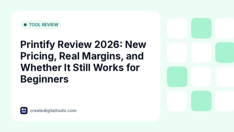 Printify Review 2026: New Pricing, Real Margins, and Whether It Still Works for Beginners