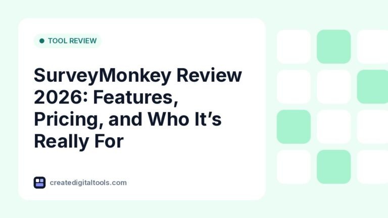 SurveyMonkey Review 2026: Features, Pricing, and Who It’s Really For