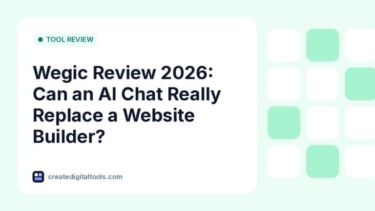 Wegic Review 2026: Can an AI Chat Really Replace a Website Builder?